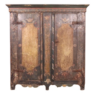 Austrian Marriage Cabinet in Pine For Sale