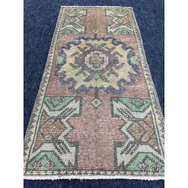 Turkish Yastik Rug 1'5" x 2'11" #24386 Explore a curated collection of hallway runners, wool rugs, and handmade...