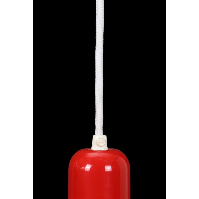 Space Age Danish Go-Go Pendant Lamp attributed to Dan Heersø for Vitrika, 1970s For Sale - Image 6 of 16