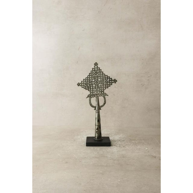 Vintage Ethiopian Cross For Sale - Image 4 of 4