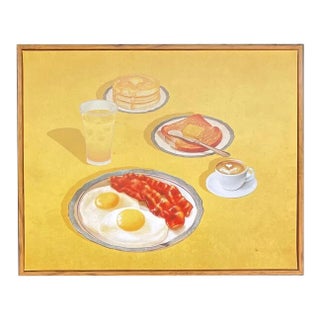 Leroy’s Diner Original Painting by Apple Pie, Framed For Sale