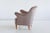 Brown Swedish Taupe Velvet and Elm Armchair by Elsa Gullberg, 1930s For Sale - Image 8 of 12