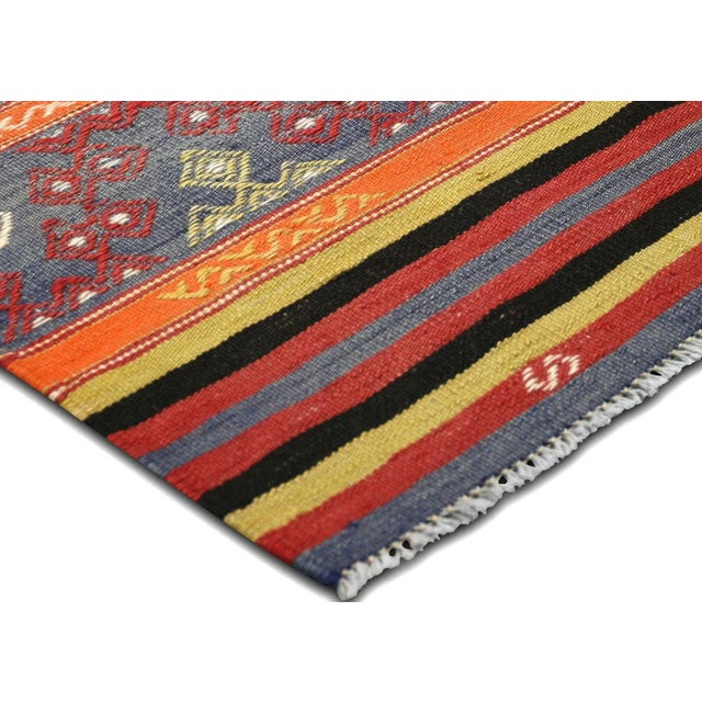 Traditional 1960s Turkish Kilim For Sale - Image 3 of 6