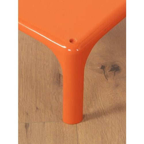 Orange Demetrio 45 Side Tables by Vico Magistretti for Artemide For Sale - Image 8 of 10