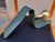 Forest Green Model LP01 Armchair Lamp in Dark Green, Polished Brass with Power Bank Charging by Luigi Caccia Dominioni for B&B Italia, 1990s For Sale - Image 8 of 12