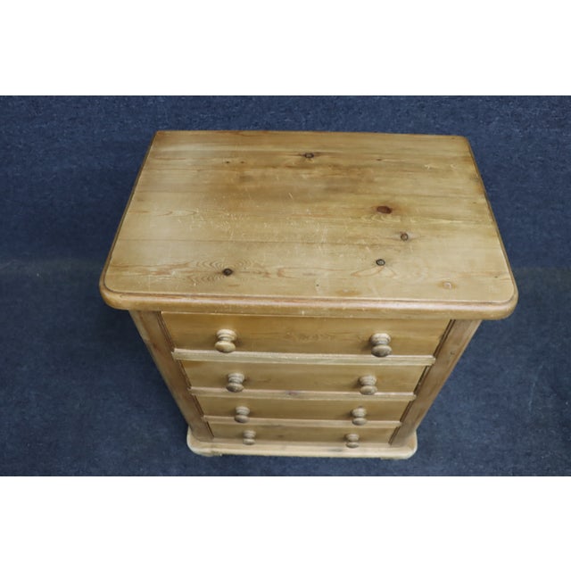Gaines McHale pine four drawer "Wellington" chest.