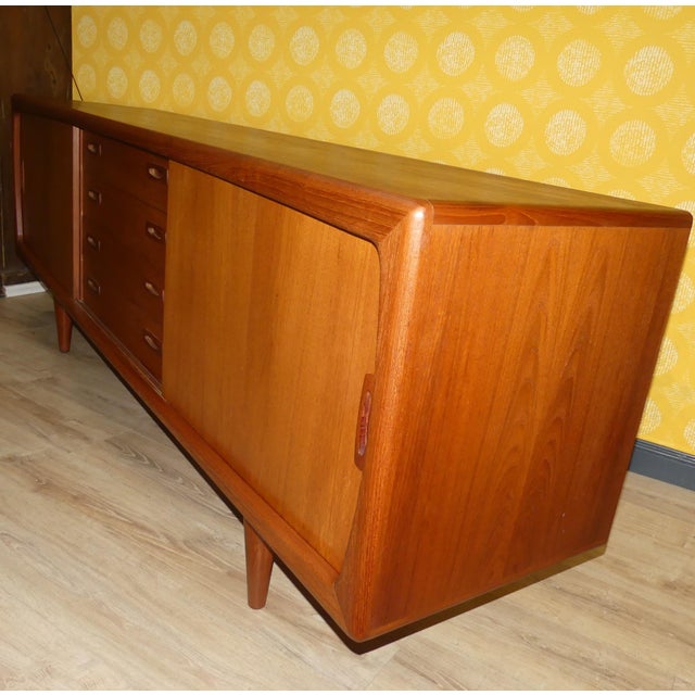 Vintage Danish Teak Sideboard by H. P. Hansen, 1960s For Sale - Image 10 of 17