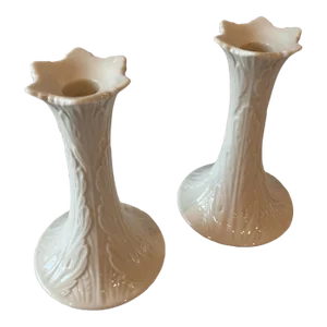 Pair of Lenox Woodland Collection Candle Holders