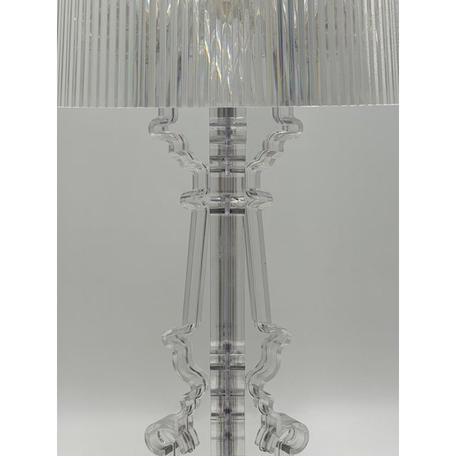 1980s Ferruccio Laviani "Bourgie" Crystal Table Lamp for Kartell, Italy For Sale - Image 12 of 18