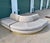 Mid-Century Modern Sectional Sofa With Brass Plinth Base For Sale - Image 3 of 18