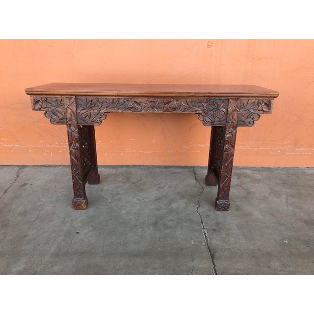 Chinese Carved Altar Table Chairish
