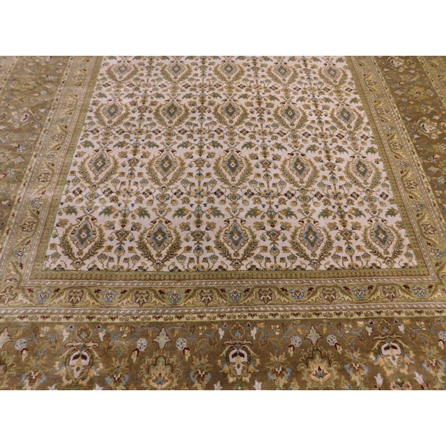 Traditional Hand-Knotted Indo-Persian Rug- 8'x 10' For Sale - Image 3 of 18