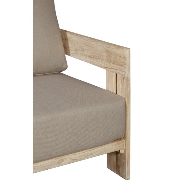 Paradiso Outdoor Sofa Set White Wash For Sale - Image 10 of 18