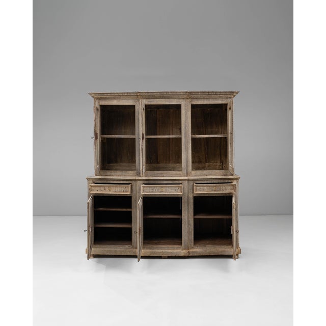 1890s French Provincial Oak Vitrine For Sale - Image 18 of 18