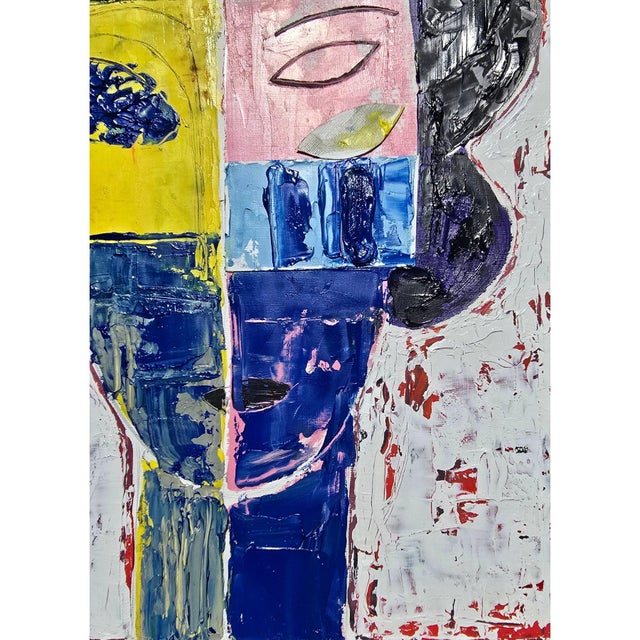 2020s Original Oil Painting 'Portrait of a Woman' by Diane Grant, Unframed For Sale - Image 5 of 5