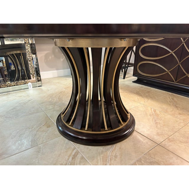 MaitlandSmith Round Deco Dining Table Chairish