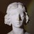 An exquisite life-sized classical marble bust of a woman, meticulously carved in the late 19th century, circa 1880. This...
