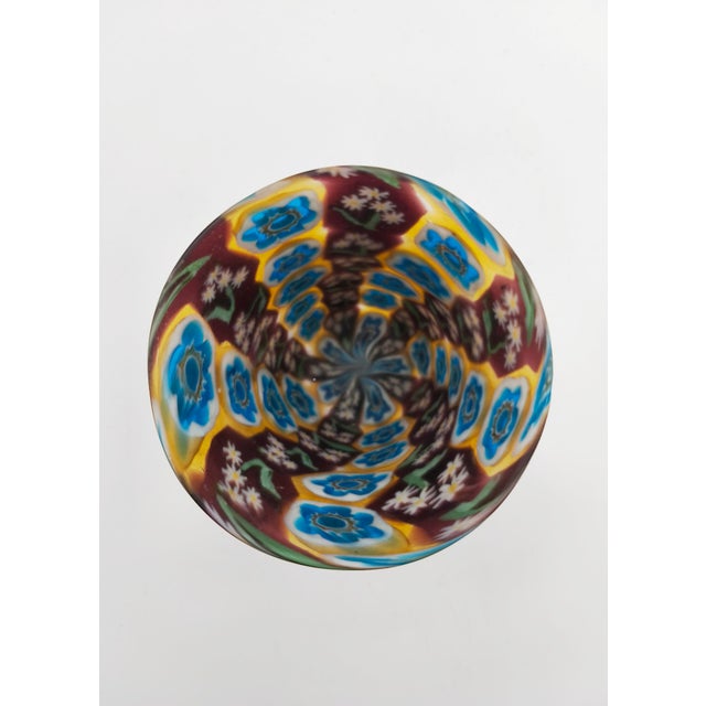 Glass Art Nouveau Murano Millefiori Glass Vase by Fratelli Toso for Fratelli Toso, 1890s For Sale - Image 7 of 10
