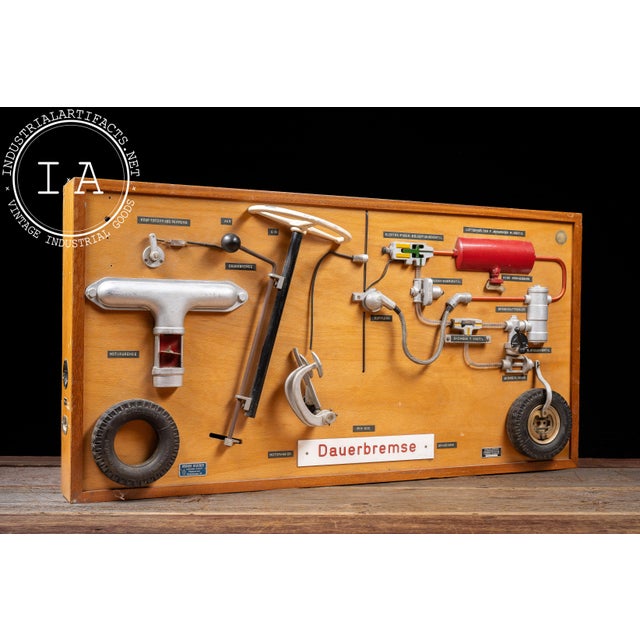 c. 1940s; Werner Degener Lehrmittel GmbH - Hannover, Germany Educational training display illustrating the operation of a...
