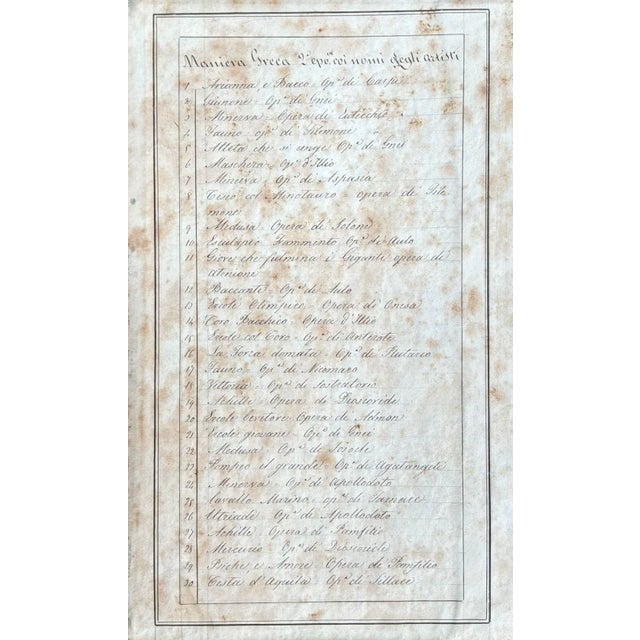Grand Tour Italian Grand Tour Book of Plaster Intaglios by Giovanni Liberotti #1 For Sale - Image 3 of 12