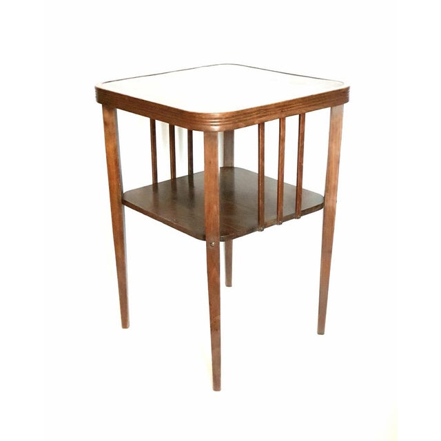 Antique No. 9205 Side Table by Otto Wagner for J&J Kohn, 1903 For Sale - Image 11 of 12