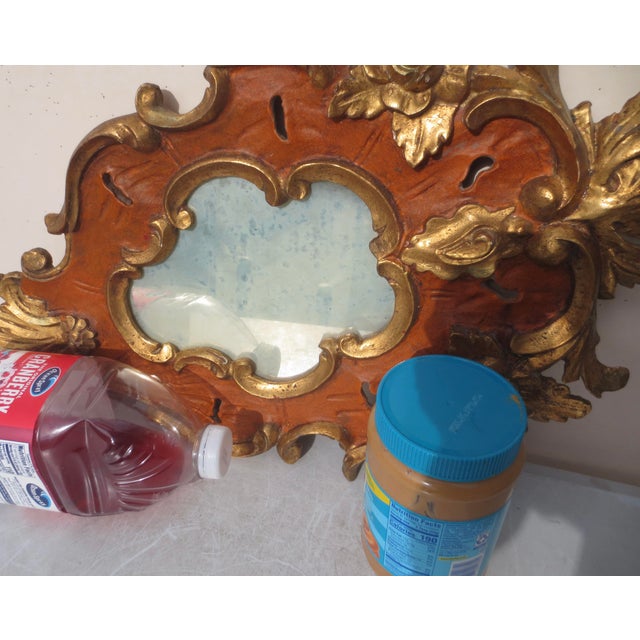 Vintage Spanish Colonial Baroque Style Mirror Circa 80s For Sale - Image 11 of 14