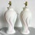 Contemporary Postmodern Pink Purple and White Table Lamps - a Pair For Sale - Image 3 of 6