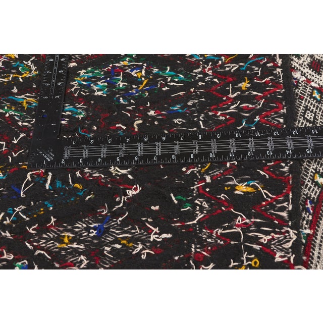 Textile Vintage Zemmour Moroccan Kilim Rug, 03'11 X 20'03 For Sale - Image 7 of 11
