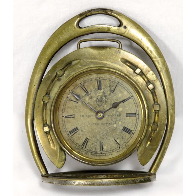 Unusual Antique Solid Bronze Horseshoe & Stirrup Equestrian Motif Desk