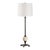 The Dempsey Buffet Lamp Features A Sleek, Sophisticated Dark Bronze Base With A Complementary Foot, Elevated By The...