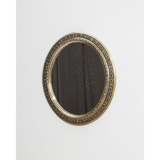 Gold 19th Century France Napoleon III Gold Wood Mirror For Sale - Image 8 of 10