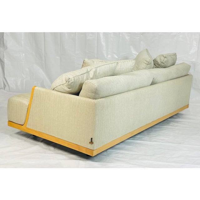 3 Seater Sofa Made in Italy by Antonello Mosca for Giorgetti, Italian Modern For Sale In Los Angeles - Image 6 of 18