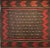 Vintage Baluch Sofreh Tribal Kilim, Handwoven Wool, Geometric Pattern, Brown & Red, 4’ X 4’ For Sale - Image 10 of 10