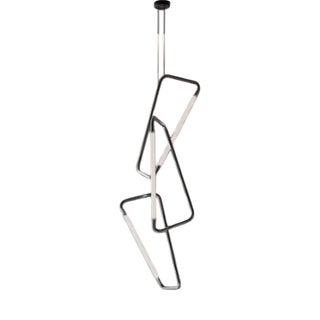 Pendant Light in Satin Brass by Naama Hofman For Sale