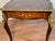 1900 Antique French Louis XV Walnut & Satinwood Inlay Writing Desk For Sale - Image 9 of 14