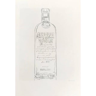 1999 Andy Warhol Print Pop Art Absolute Vodka 9 For Sale
