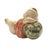 Vintage Chinese Hand-Carved Lucky Baby Sculpture on Melon 10.25" For Sale In San Francisco - Image 6 of 10