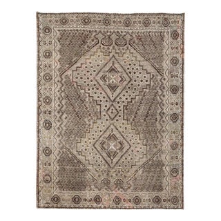 Galerie Shabab Collection Mid-20th Century Persian Afshar Accent Rug For Sale