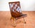 Mid-Century Cigar Leather Strap Slipper Lounge Chair attributed to Pierre Lottier for MCM, 1960s For Sale - Image 16 of 18