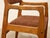 Set of Four Vintage Danish Modern Dining Chairs in Rust Corduroy For Sale - Image 9 of 12