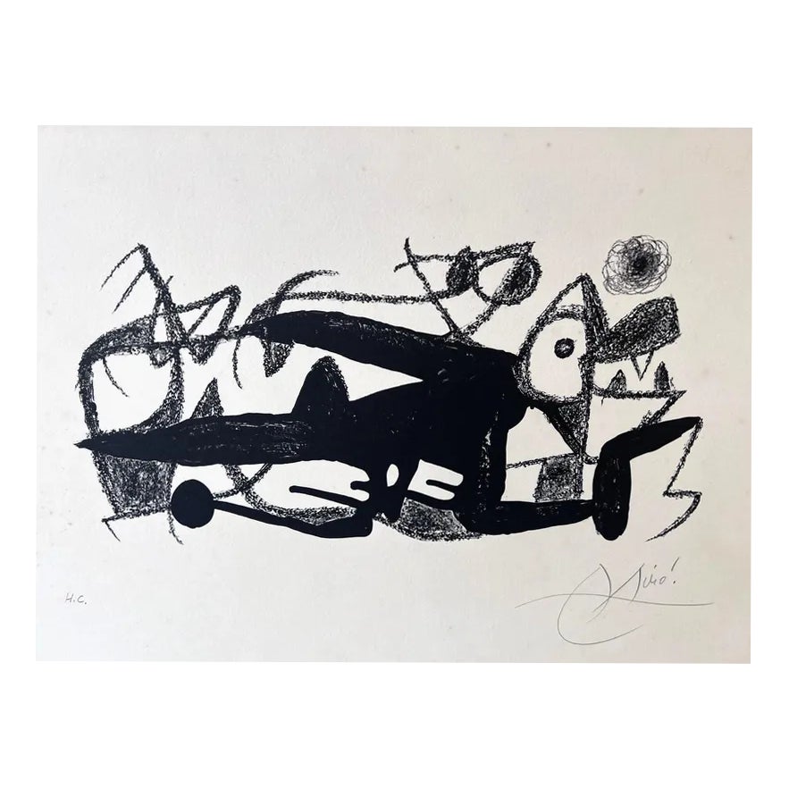 Joan Miró, Photoscopy, 1974, Lithograph | Chairish