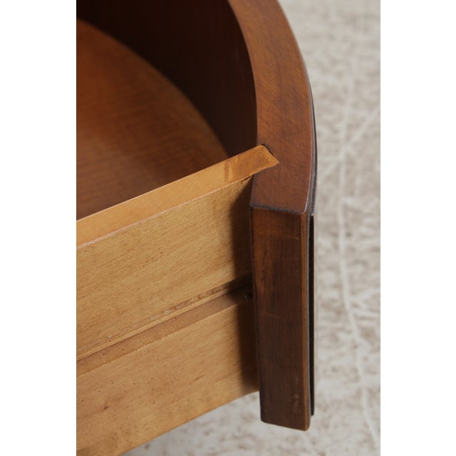 Mobili Colombo Mahogany Neoclassical Vitrine Display Cabinet For Sale - Image 9 of 18