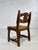 Brown Dining Chairs in Wood and Braided Straw attributed to Guillerme et Chambron for Votre Maison, 1950s, Set of 4 For Sale - Image 8 of 10