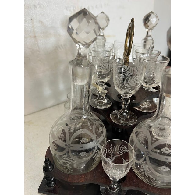 Wood Napoleon III Style Boulle Liqueur Cabinet, 1800s For Sale - Image 7 of 17