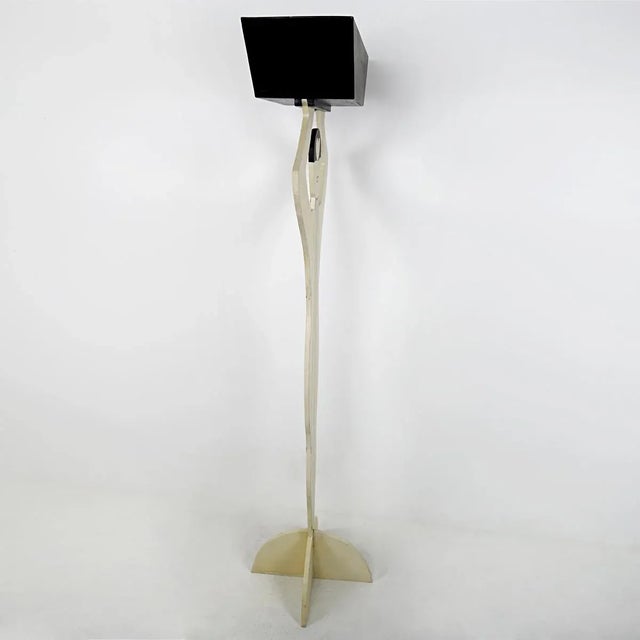 1980s Postmodern Art Deco Style Plant Stand in the Shape of an Elegant Lady For Sale - Image 5 of 10