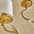 Metal Italian Gilt Leaf Wall Sconce, 1960s - 1 Available For Sale - Image 7 of 9