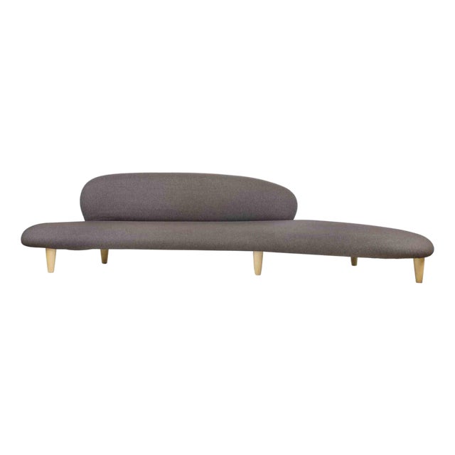 Freeform Sofa in Wood and Fabric by Isamu Noguchi for Vitra, Germany, 2002 For Sale