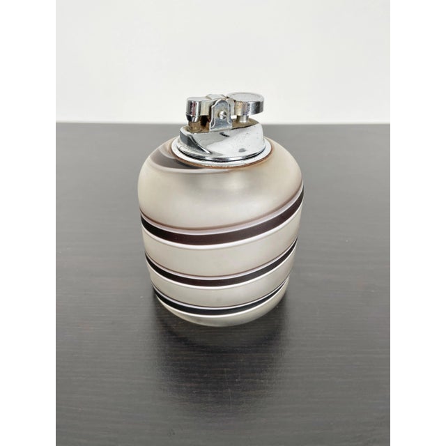 Murano Glass Table Lighter by Tommaso Barbi, Italy, 1970s For Sale - Image 6 of 8