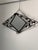 1930s French Art Deco Wrought Iron Mirror With Hat and Coat Hangers, Circa 1920 For Sale - Image 5 of 6