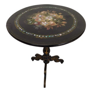 Napoleon III Flower Pedestal Table For Sale